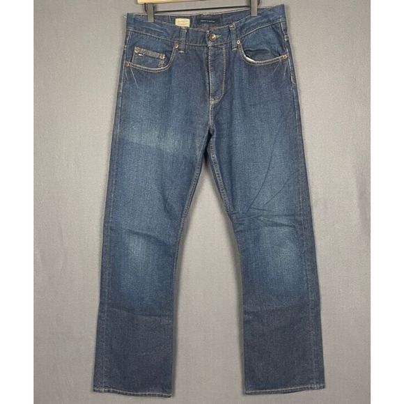 Tommy Hilfiger Other - Tommy Hilfiger Jeans Mens 34x32 Blue Bootcut High Rise Dark Wash Denim